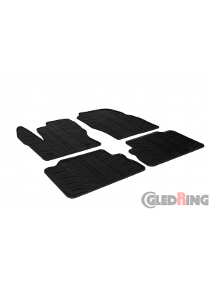Original Gledring Passform Fußmatten Gummimatten 4 Tlg.+Fixing - Ford Kuga 2013-2016